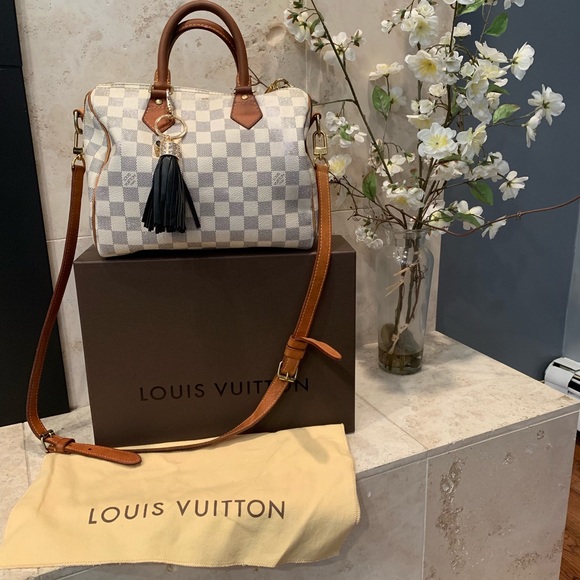 Louis Vuitton Handbags - Louis Vuitton Damier Azur Speedy 25